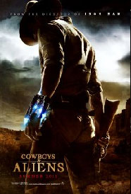 Cowboys...Oh, and Aliens, too!  This movie just begs for more westerns.  Not only is it SOOO refreshing to see Daniel Craig kicking but again like a Double-0, but Harrison Ford is suprisingly tolerable.  Not forgive-you-for-Indy4 tolerable, but still a great addition to the western backdrop.  The aliens I could take or leave.  I don't know why so many recent alien films feel the need to make their extraterrestrials effectively lasergun totting velociraptors.  It makes the film feel a bit more like Cowboys & Monsters, but bleed and die and soak up Colt .45 ammo well enough.  If you read the title of this film and are at all interested, go see it.  There are worse ways to waste a Netflix queue slot.